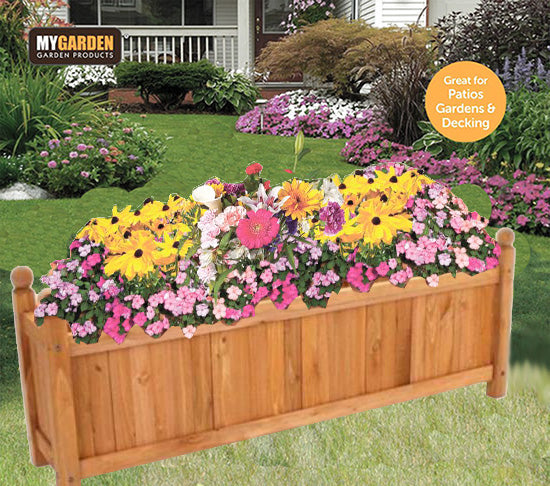 Extra Large Outdoor Garden Wooden Planter Plants Flowers Rectangular Wood Pot Extra Large Outdoor Garden Wooden Planter Plants Flowers Rectangular Wood Pot